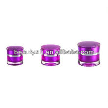 Round Round Waist Acrylic Cosmetics Jars &amp; Acrylic Lotion Bottles